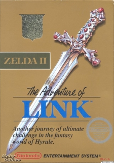 Zelda II Box Art