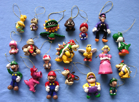 Mario ornaments