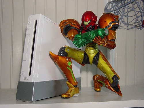 Nintendo Spotting: Hand Crafted Samus Figure