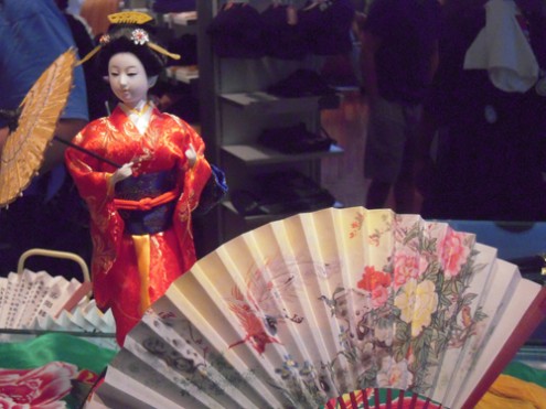 Oriental Doll and Fan