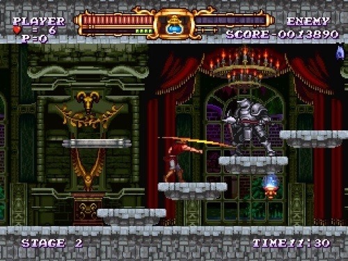 Solitary Castlevania Rebirth screenshot is enough