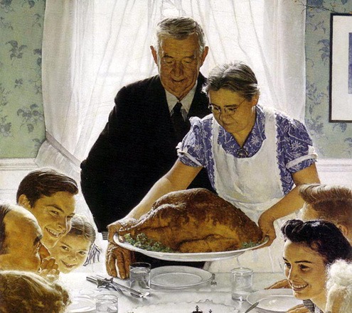 Thanksgiving by Norman Rockwell