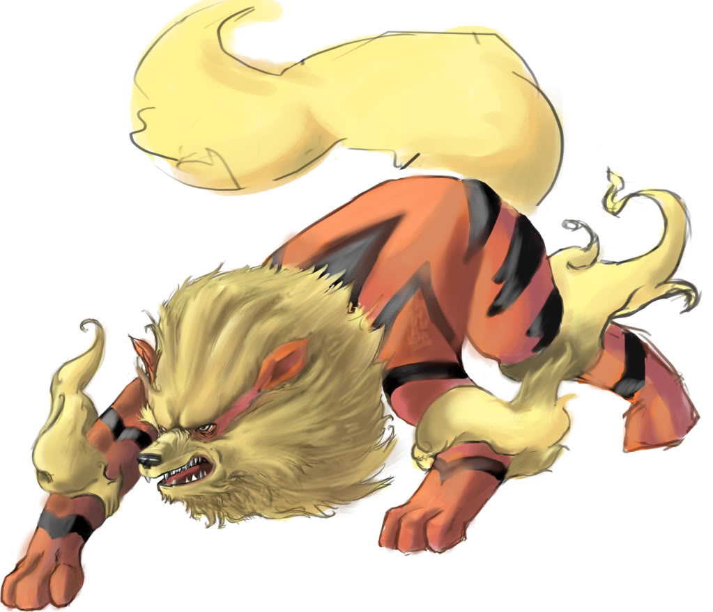 April's Infendo Art Challenge Winning Entry: Shinoji's Arcanine