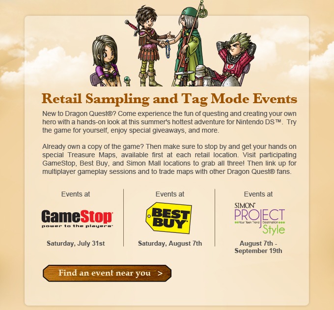 Dragon Quest IX Tag Mode Event