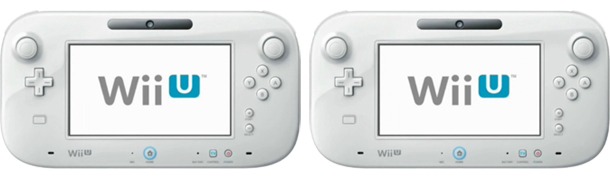 Two Wii U GamePads
