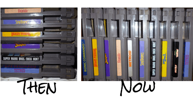 NES Game Then and Now