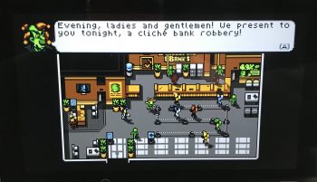 Retro City Rampage DX bank robbery